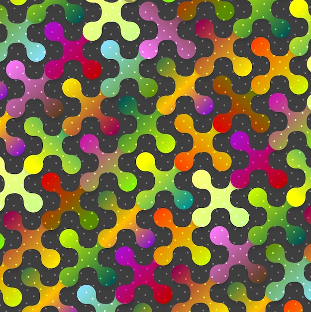 abstract colorful shapes pattern background. vector design