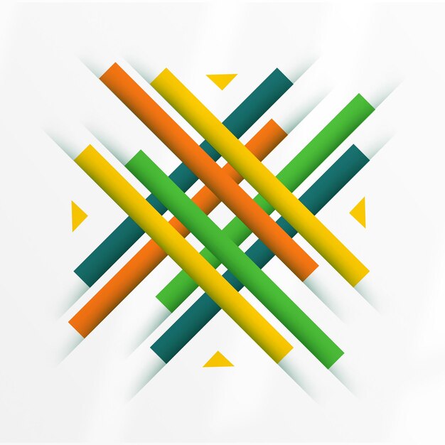 abstract colorful vector geometric isometric background