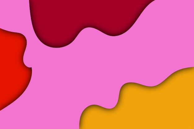 Abstract Colorful Wave Backgrounds Fluid Gradient Paper Cut Designs for Modern Graphic Projects