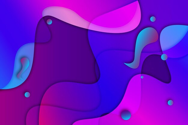 Abstract colorful wavy fluid background