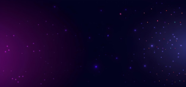 Abstract cosmic background with stars and nebulas