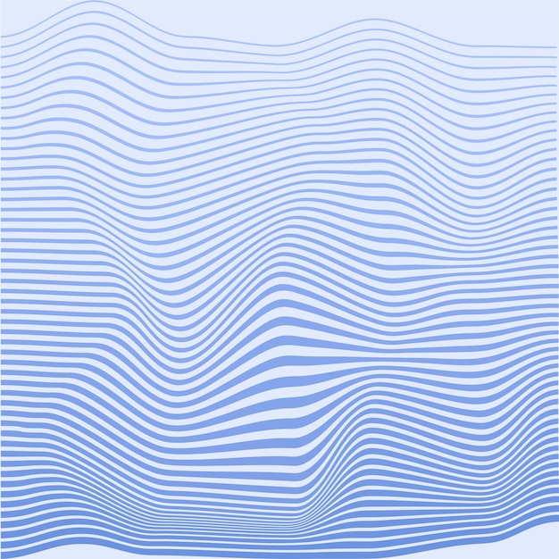 Abstract curve line