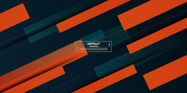 Abstract dark blue and orange gradient geometric background Bright color gradient eps10