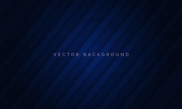 Abstract dark blue dynamic lines modern background decoration for business design