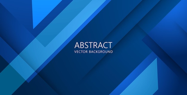 abstract dark blue light with triangle shape slash shadow decorative 3d background
