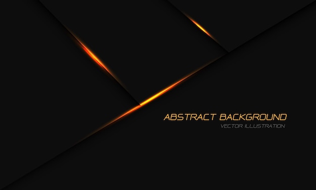 abstract dark grey metallic gold light geometric design modern luxury futuristic background vector