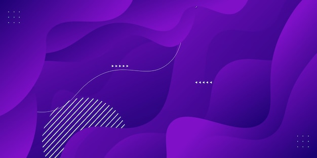 Abstract dark purple 3D wave geometric background Wave color background with lines as template