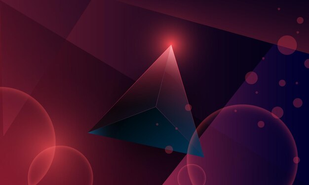 abstract dark purple background vector overlap layer on dark space for background design.