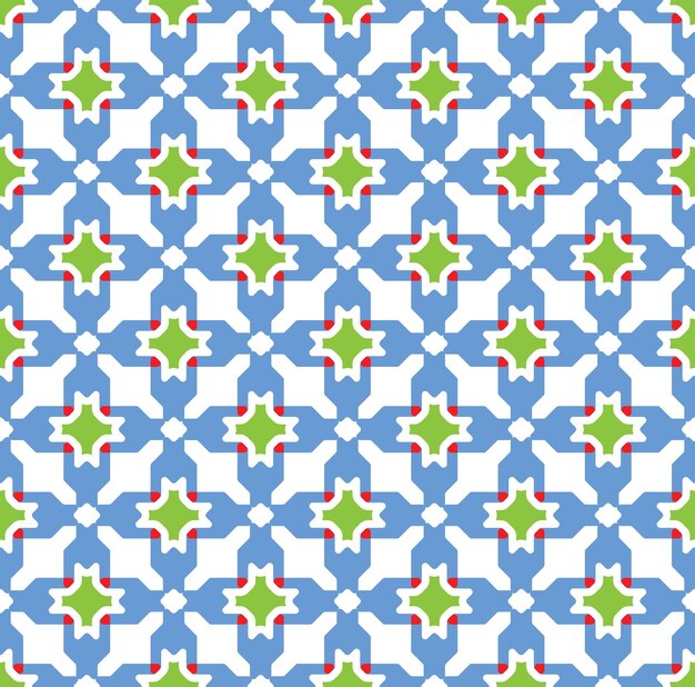 Abstract Decorative Retro Houndstooth Seamless Pattern Tile Style Traditional Geometric Pattern