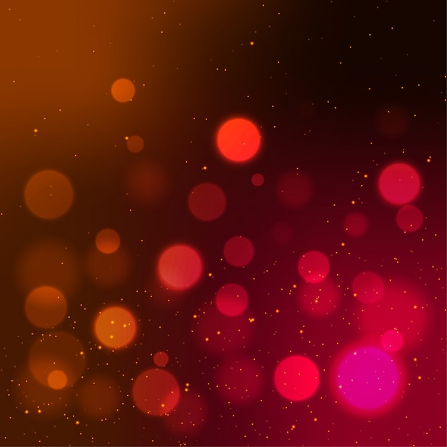 Abstract defocused bokeh lights background.