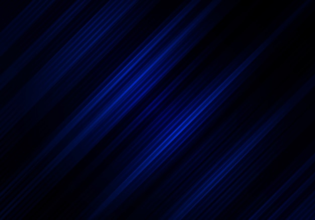 Abstract diagonal stripes black and blue background