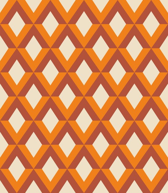 Abstract Diamonds Geometric Psychedelic Minimal Seamless Pattern Trendy Fashion Colors Emboss Look