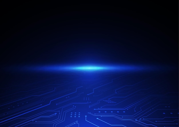Abstract digital background with technology circuit board texture Electronic motherboard