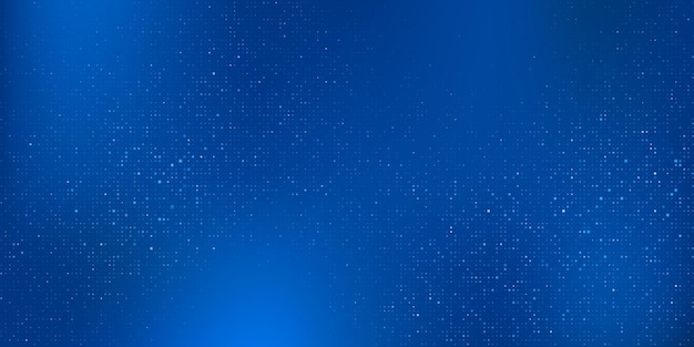 Abstract digital blue square particles background for business finance research tech and science