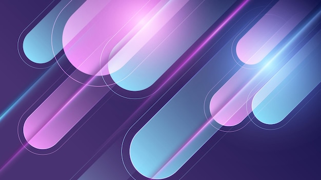 Abstract digital technology background Vector abstract science futuristic energy technology concept Medical technology or science design