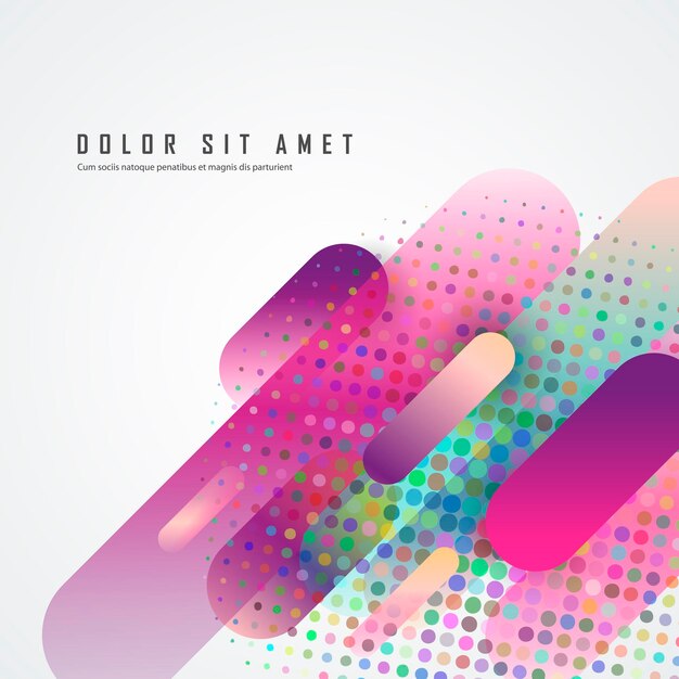 Abstract dynamic background Flat dynamic shapes in minimalistic style