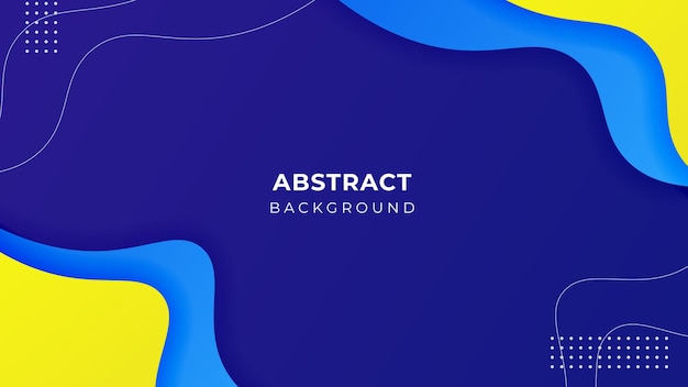 Abstract dynamic background with fluid shapes