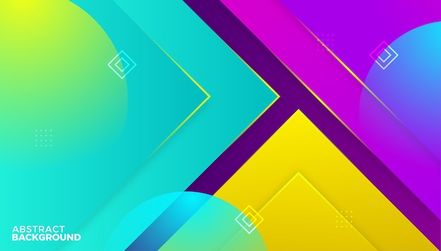 abstract dynamic colorful gradient background design