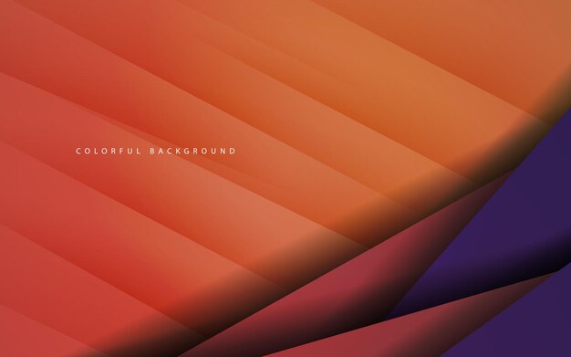 Abstract dynamic shape overlap layer multicolor background