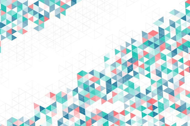 Abstract Dynamic Triangular Pattern background