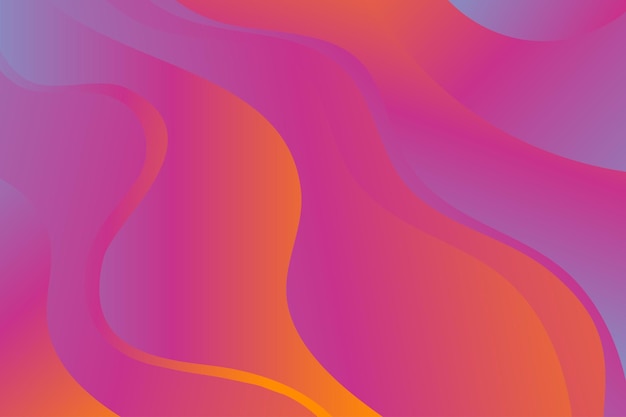 abstract dynamic wave background with colorful shapes