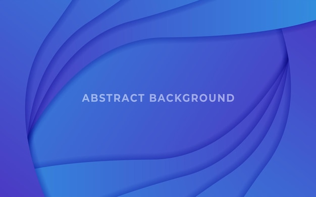 Abstract dynamic wave background with modern gradient blue colors