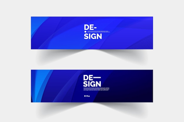 Abstract elegant banner poster background design templates
