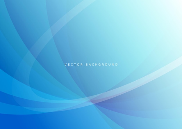 Abstract elegant light blue curve background