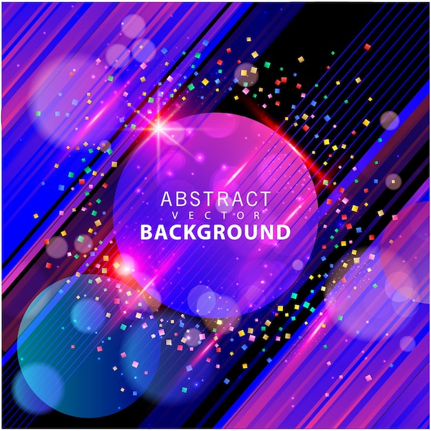 Abstract Elements with gradient background vector