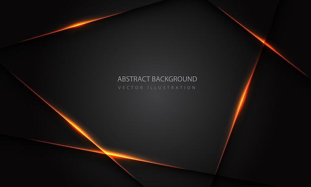 abstract fire light cross on black geometric creative design modern luxury background vector
