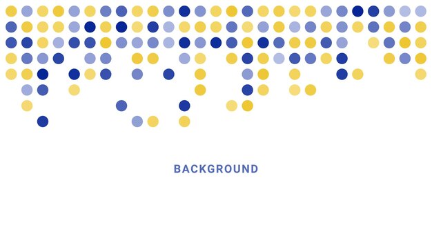 Abstract flat circle geometric multipurpose background