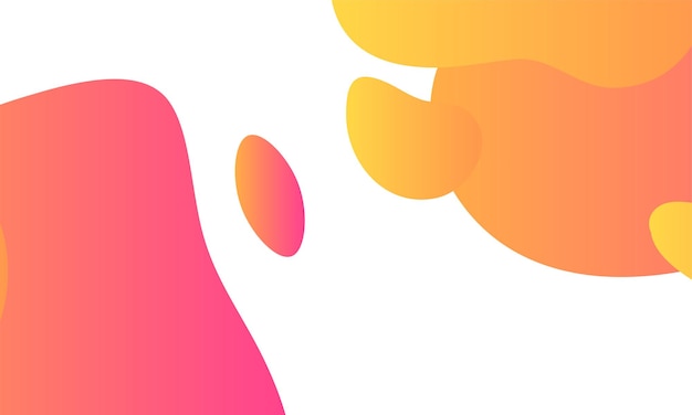 abstract fluid background with colorful gradient