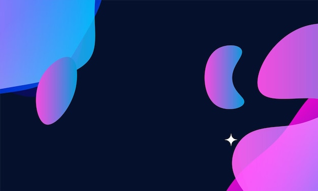abstract fluid background with colorful gradient