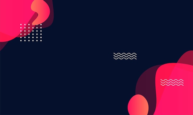 abstract fluid background with colorful gradient