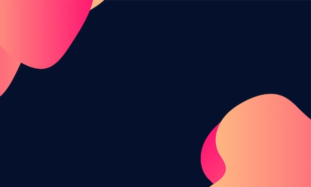 Abstract fluid background with colorful gradient