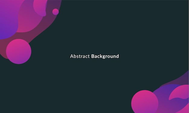 abstract fluid background with colorful gradient