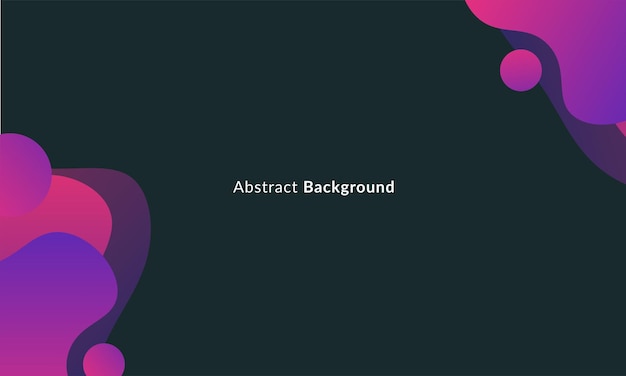 abstract fluid background with colorful gradient