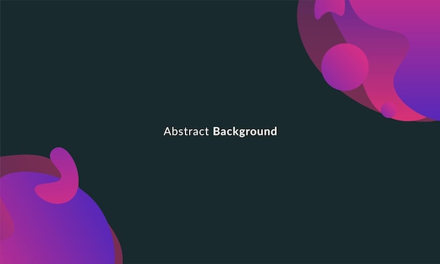 abstract fluid background with colorful gradient