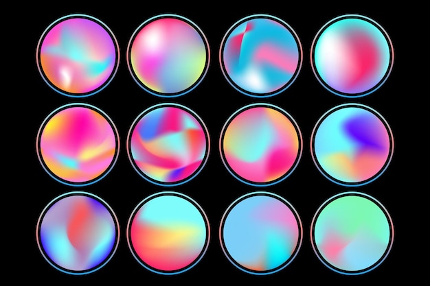 Abstract fluid liquid backgrounds social media highlight