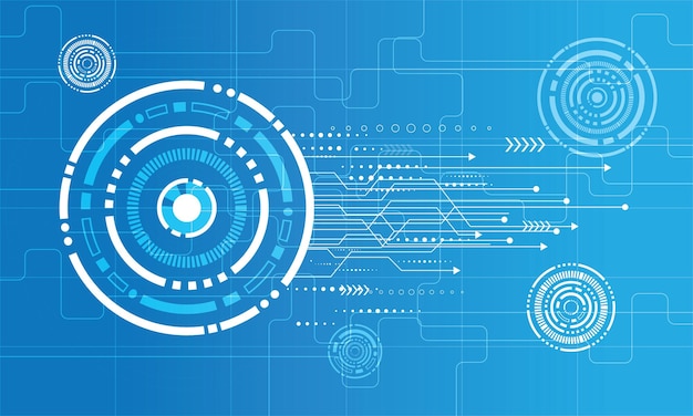 abstract future digital science technology concept