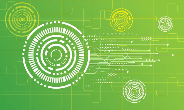Abstract future digital science technology concept