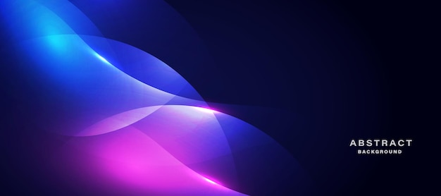 Abstract futuristic background with glowing light effect