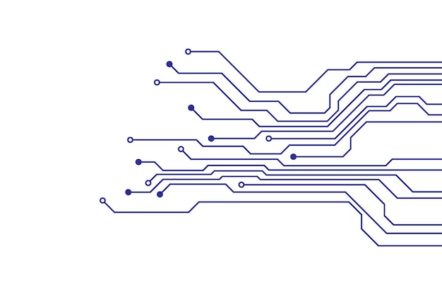 Abstract futuristic circuit board technology background