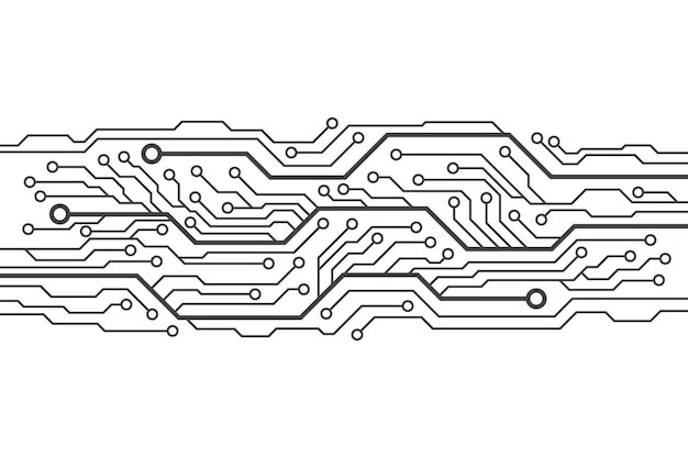 Abstract futuristic circuit board technology background