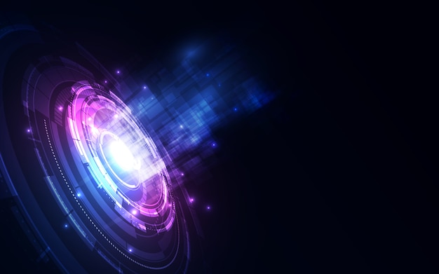 Abstract futuristic digital technology background. 