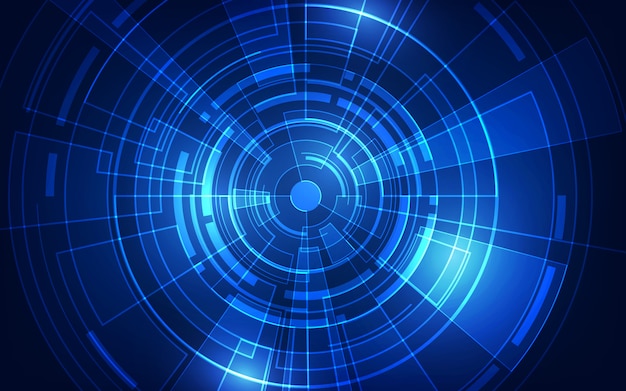 Abstract futuristic digital technology background.