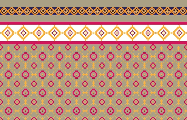 Abstract geometric and tribal patterns Usage design local fabric patterns geometric Vector