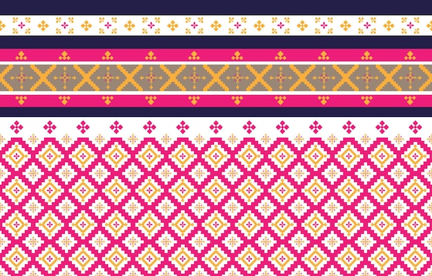 Abstract geometric and tribal patterns Used in cloth or printing industry geometric Vector