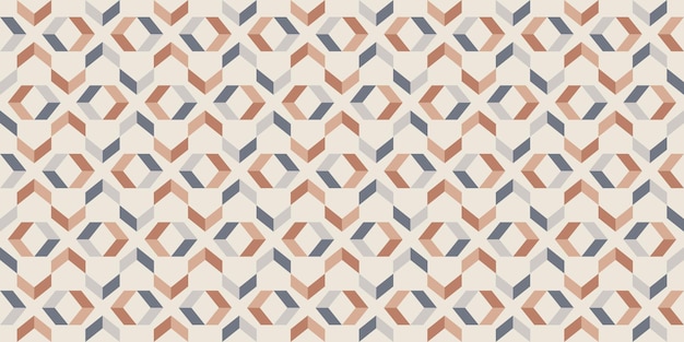 Abstract geometric autumn pattern Minimalistic style Ukrainian fashion Vector background