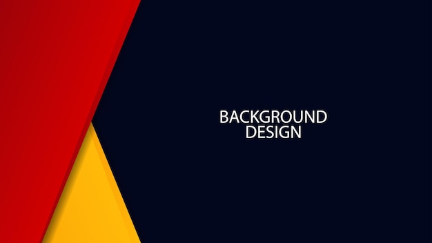abstract geometric background black red yellow modern design for graphics design